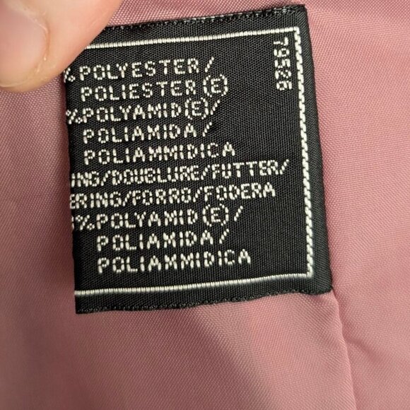 V. C&A Light Pink-Purple Trench Coat - Picture 11 of 12